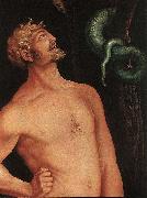 BALDUNG GRIEN, Hans Adam (detail) oil